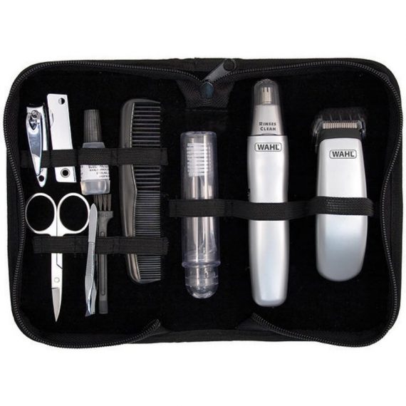 new-mems-wahl-grooming-gear-travel-kit-battery-hair-ear-and-nasal-trimmer-set